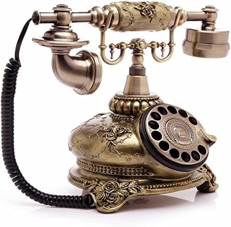 image of a antique phone