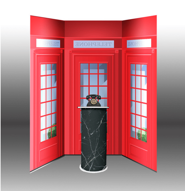 London Style Photo Booth Enclosure